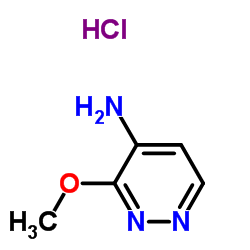 3-Methoxypyridazin-4-amine hydrochloride Structure
