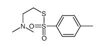N,N-dimethyl-2-(4-methylphenyl)sulfonylsulfanylethanamine Structure