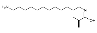 N-(12-aminododecyl)-2-methylprop-2-enamide Structure