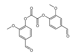 bis(4-formyl-2-methoxyphenyl) oxalate Structure