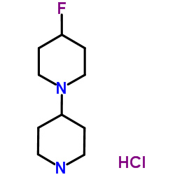 4-Fluoro-1,4'-bipiperidine hydrochloride structure