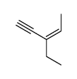 (Z)-3-ethylpent-3-en-1-yne Structure