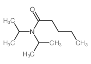 Pentanamide,N,N-bis(1-methylethyl)- structure