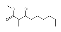 methyl 3-hydroxy-2-methylidenenonanoate Structure