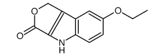 3H-Furo[3,4-b]indol-3-one,7-ethoxy-1,4-dihydro-(9CI)结构式