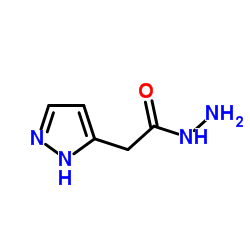 2-(1H-pyrazol-3-yl)acetohydrazide结构式