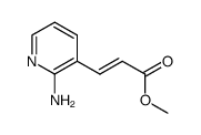 (E)-methyl 3-(2-aminopyridin-3-yl)acrylate结构式