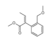 methyl α-(2-methoxymethylphenyl)-β-methylacrylate Structure