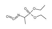 (1-Isocyanato)ethylphosphonate de diethyle结构式