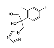 (S)-(+)-2-(2,4-Difluorophenyl)-3-(1,2,4-triazol-1-yl)-1,2-propanediol Structure