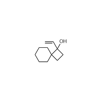 1-乙烯基螺[3.5]壬烷-1-醇结构式