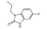 2H-Benzimidazol-2-one,5-fluoro-1,3-dihydro-1-propyl-(9CI)结构式