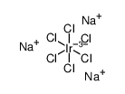 sodium,hexachloroiridium(3-) Structure