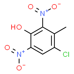 4-Chloro-3-methyl-2,6-dinitrophenol structure