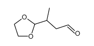 3-(1,3-dioxolan-2-yl)-butyraldehyde结构式
