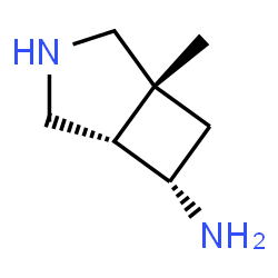 3-Azabicyclo[3.2.0]heptan-6-amine,1-methyl-,(1alpha,5alpha,6beta)-(-)-(9CI) picture