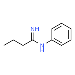 Butanimidamide,N-phenyl- Structure