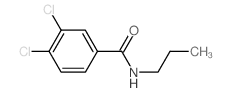 Benzamide,3,4-dichloro-N-propyl-结构式