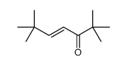 2,2,6,6-tetramethylhept-4-en-3-one结构式