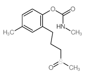 Phenol,4-methyl-2-[3-(methylsulfinyl)propyl]-, 1-(N-methylcarbamate) structure