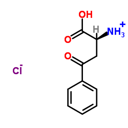 (1S)-1-Carboxy-3-oxo-3-phenyl-1-propanaminium chloride structure