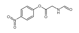 N-formylglycine p-nitrophenyl ester Structure