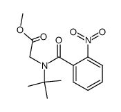 Methyl β-tert-butyl-2-nitrohippurate Structure