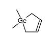 1,1-dimethyl-2,5-dihydrogermole结构式