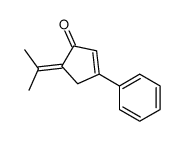 3-phenyl-5-propan-2-ylidenecyclopent-2-en-1-one结构式