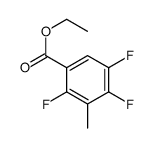 ethyl 2,4,5-trifluoro-3-methylbenzoate结构式