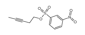 pent-3-yn-1-yl 3-nitrobenzenesulfonate Structure