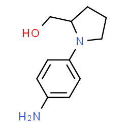 1-(4-Aminophenyl)-2-pyrrolidinemethanol Structure