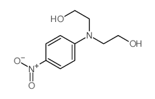 Ethanol,2,2'-[(4-nitrophenyl)imino]bis- Structure