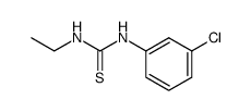 N-Ethyl-N'-(3-chlorphenyl)-thioharnstoff结构式