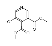 DIMETHYL 5-HYDROXYPYRIDINE-3,4-DICARBOXYLATE结构式