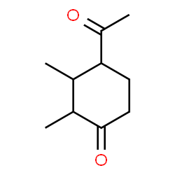 Cyclohexanone, 4-acetyl-2,3-dimethyl- (9CI)结构式