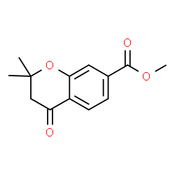 Methyl 2,2-Dimethyl-4-oxochroman-7-carboxylate Structure