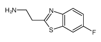 2-Benzothiazoleethanamine,6-fluoro-(9CI)结构式