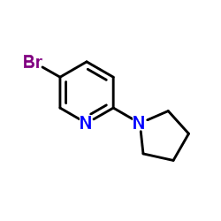 5-溴-2-(吡咯烷-1-基)吡啶结构式