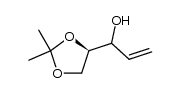 (4R)-1-(2,2-dimethyl-[1,3]dioxolan-4-yl)allyl alcohol结构式