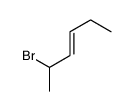 2-Bromo-3-hexene Structure