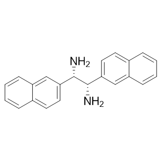 (1S,2S)-1,2-di(naphthalen-2-yl)ethane-1,2-diamine Structure