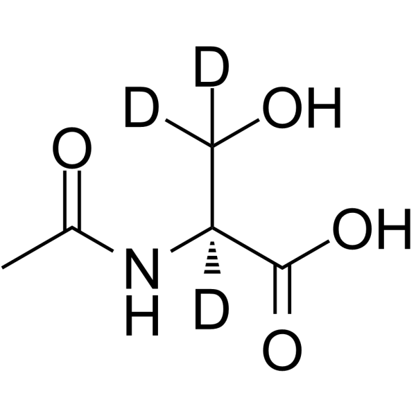 Acetylserine-d3 Structure