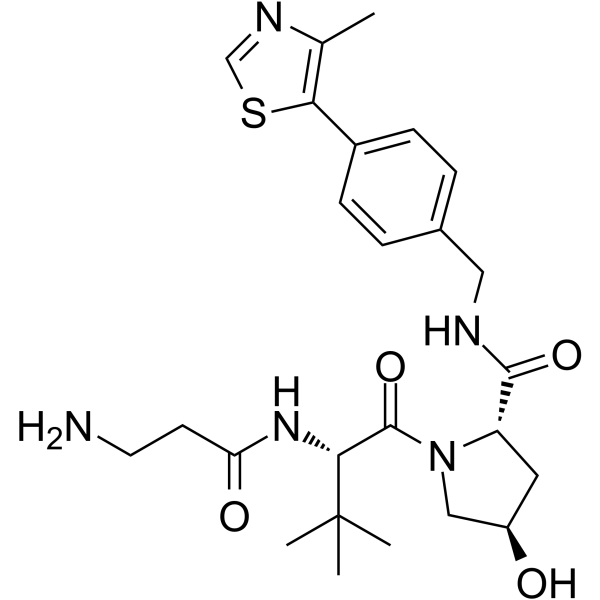 (S,R,S)-AHPC-C2-NH2 Structure