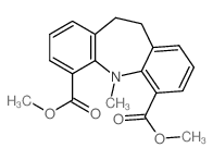 dimethyl 11-methyl-5,6-dihydrobenzo[b][1]benzazepine-1,10-dicarboxylate结构式