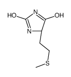 (±)-5-[2-(methylthio)ethyl]imidazolidine-2,4-dione结构式