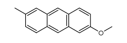 2-methoxy-6-methylanthracene Structure