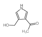 Ethanone,1-[4-(hydroxymethyl)-1H-pyrrol-3-yl]- Structure