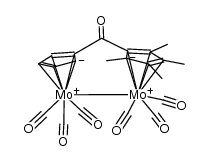 [(η(5)-C5H4)C(O)(η(5)-C5Me4)]Mo2(CO)6(Mo-Mo) Structure