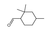 Cyclohexanecarboxaldehyde, 2,2,4-trimethyl- (9CI) structure